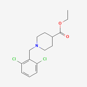 molecular formula C15H19Cl2NO2 B5742163 Ethyl 1-[(2,6-dichlorophenyl)methyl]piperidine-4-carboxylate CAS No. 5428-20-6