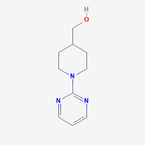 molecular formula C10H15N3O B057423 [1-(Pyrimidin-2-yl)piperidin-4-yl]methanol CAS No. 111247-61-1