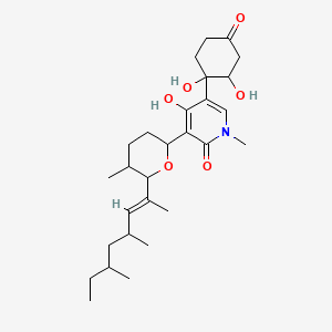 molecular formula C28H43NO6 B574236 Oxysporidinone CAS No. 184871-55-4