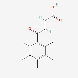 4-Oxo-4-(2,3,4,5,6-pentamethylphenyl)but-2-enoic acid