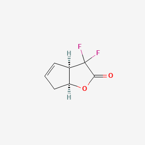 (3aR,6aS)-3,3-difluoro-6,6a-dihydro-3aH-cyclopenta[b]furan-2-one