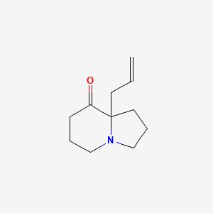 molecular formula C11H17NO B574264 8A-allylhexahydroindolizin-8(5H)-one CAS No. 160687-90-1