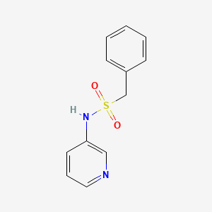 molecular formula C12H12N2O2S B5742918 PHENYL-N-(3-PYRIDYL)METHANESULFONAMIDE 