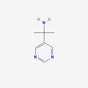 2-(Pyrimidin-5-yl)propan-2-amine