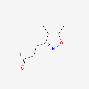 3-(4,5-Dimethylisoxazol-3-yl)propanal