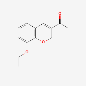 B574318 1-(8-ethoxy-2H-chromen-3-yl)ethanone CAS No. 178561-54-1
