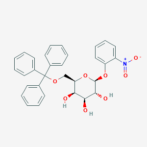 molecular formula C31H29NO8 B057436 2-Nitrophenyl 6-O-trityl-b-D-galactopyranoside CAS No. 114102-89-5