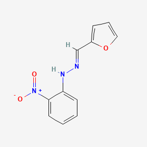 molecular formula C11H9N3O3 B5743743 1-(2-Furylmethylene)-2-(2-nitrophenyl)hydrazine 
