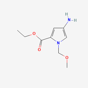 Ethyl 1-methoxymethyl-4-aminopyrrole-2-carboxylate