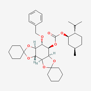 6-O-Benzyl-1-(-)-carboxymenthyl-2,3:4,5-DI-O-cyclohexylidene-L-myo-inositol