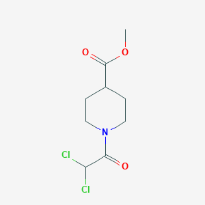 molecular formula C9H13Cl2NO3 B5744108 Methyl 1-(2,2-dichloroacetyl)piperidine-4-carboxylate 