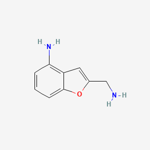 2-(Aminomethyl)benzofuran-4-amine