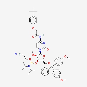 5'-o-(4,4-Dimethoxytrityl)-N-[[4-(tert-butyl)phenoxy]acetyl]-2'-o-methylcytidine-3'-(2-cyanoethyl-N,N-diisopropyl)phosphoramidite