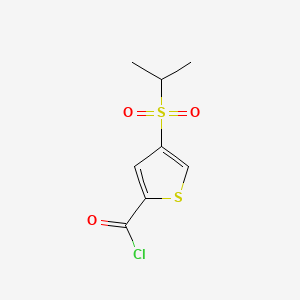 4-(Propane-2-sulfonyl)thiophene-2-carbonyl chloride