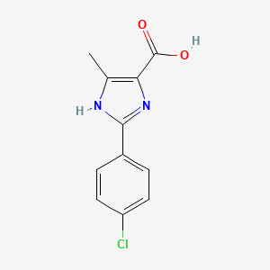 2-(4-chlorophenyl)-5-methyl-1H-imidazole-4-carboxylic acid