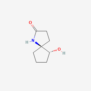 (5S,9R)-9-Hydroxy-1-azaspiro[4.4]nonan-2-one