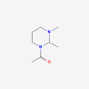 molecular formula C8H16N2O B574457 1-(2,3-Dimethyltetrahydropyrimidin-1(2H)-yl)ethanone CAS No. 191990-63-3