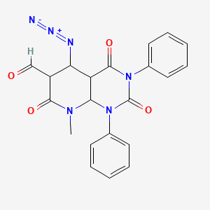 5-Azido-8-methyl-2,4,7-trioxo-1,3-diphenyl-1,2,3,4,7,8-hexahydropyrido[2,3-d]pyrimidine-6-carbaldehyde