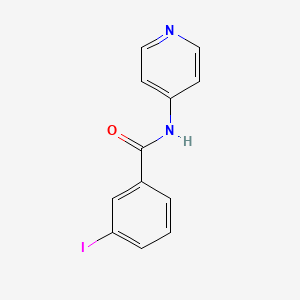 molecular formula C12H9IN2O B5744712 3-iodo-N-(pyridin-4-yl)benzamide 