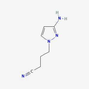4-(3-amino-1H-pyrazol-1-yl)butanenitrile