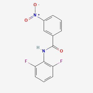 molecular formula C13H8F2N2O3 B5744821 N-(2,6-difluorophenyl)-3-nitrobenzamide 