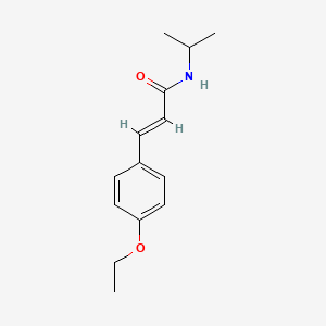 molecular formula C14H19NO2 B5744864 3-(4-ethoxyphenyl)-N-isopropylacrylamide 