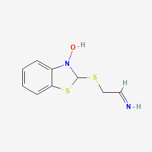 (1Z)-2-(1,3-Benzothiazol-2-ylsulfanyl)-N-hydroxyethanimine