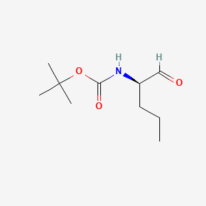 N-[(R)-1-Formylbutyl]carbamic acid tert-butyl ester