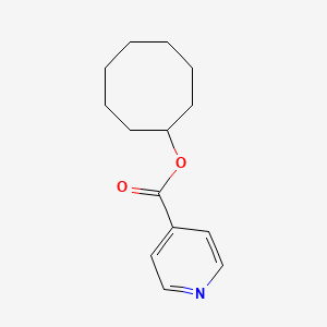 4-Pyridinecarboxylic acid cyclooctyl ester