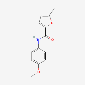 molecular formula C13H13NO3 B5745252 N-(4-methoxyphenyl)-5-methylfuran-2-carboxamide 