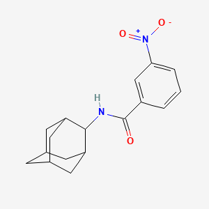 molecular formula C17H20N2O3 B5745353 N-(2-adamantyl)-3-nitrobenzamide 