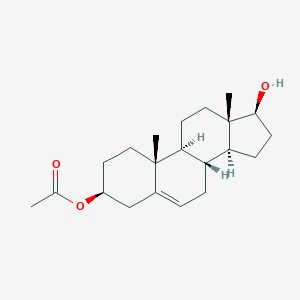 molecular formula C21H32O3 B057455 Androstenediol 3-acetate CAS No. 1639-43-6
