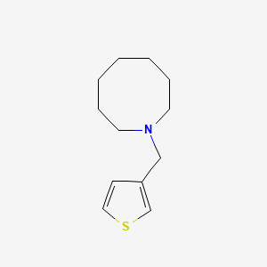 molecular formula C12H19NS B5745508 1-(thiophen-3-ylmethyl)azocane 