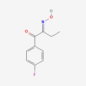molecular formula C10H10FNO2 B5745664 1-(4-Fluorophenyl)-2-(hydroxyimino)butan-1-one 