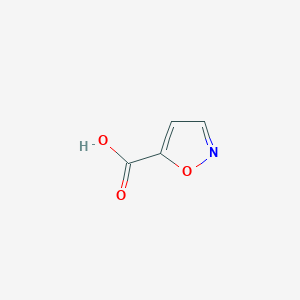 molecular formula C4H3NO3 B057457 Isoxazole-5-carboxylic acid CAS No. 21169-71-1
