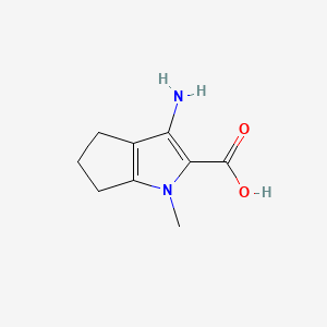 3-Amino-1-methyl-1,4,5,6-tetrahydrocyclopenta[b]pyrrole-2-carboxylic acid