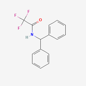 molecular formula C15H12F3NO B5745863 N-benzhydryl-2,2,2-trifluoroacetamide CAS No. 21735-61-5