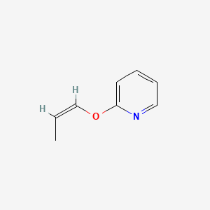 molecular formula C8H9NO B574589 2-[(Z)-prop-1-enoxy]pyridine CAS No. 179938-96-6