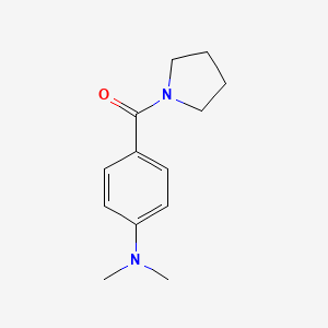 molecular formula C13H18N2O B5746187 N,N-dimethyl-4-(pyrrolidine-1-carbonyl)aniline 