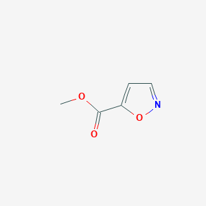 molecular formula C5H5NO3 B057465 Methyl isoxazole-5-carboxylate CAS No. 15055-81-9