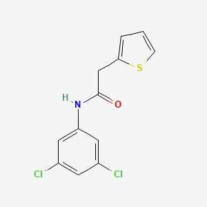 molecular formula C12H9Cl2NOS B5746705 N-(3,5-dichlorophenyl)-2-(thiophen-2-yl)acetamide 