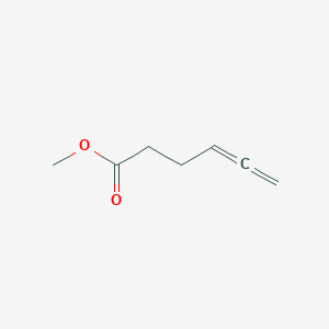 molecular formula C7H10O2 B057470 Methyl hexa-4,5-dienoate CAS No. 114971-88-9