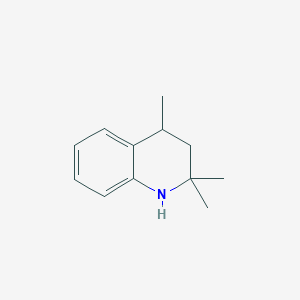 molecular formula C12H17N B057472 2,2,4-Trimethyl-1,2,3,4-tetrahydroquinoline CAS No. 4497-58-9