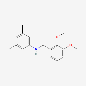 molecular formula C17H21NO2 B5747279 N-(2,3-DIMETHOXYBENZYL)-N-(3,5-DIMETHYLPHENYL)AMINE 