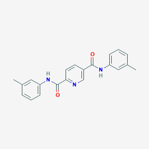 molecular formula C21H19N3O2 B5747324 N2,N5-BIS(3-METHYLPHENYL)PYRIDINE-2,5-DICARBOXAMIDE 