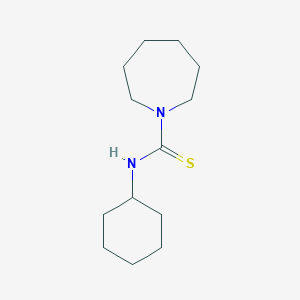 molecular formula C13H24N2S B5747653 N-cyclohexylazepane-1-carbothioamide 