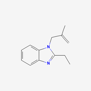 molecular formula C13H16N2 B5747737 2-Ethyl-1-(2-methylallyl)-1h-benzo[d]imidazole 