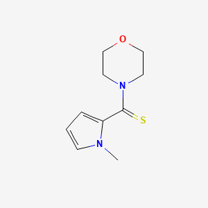 molecular formula C10H14N2OS B5747779 4-(1-methylpyrrole-2-carbothioyl)morpholine 