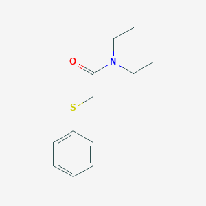 molecular formula C12H17NOS B5747793 N,N-diethyl-2-(phenylsulfanyl)acetamide CAS No. 53136-40-6