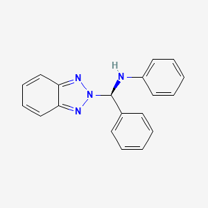 N-[(R)-(2H-Benzotriazol-2-yl)(phenyl)methyl]aniline
